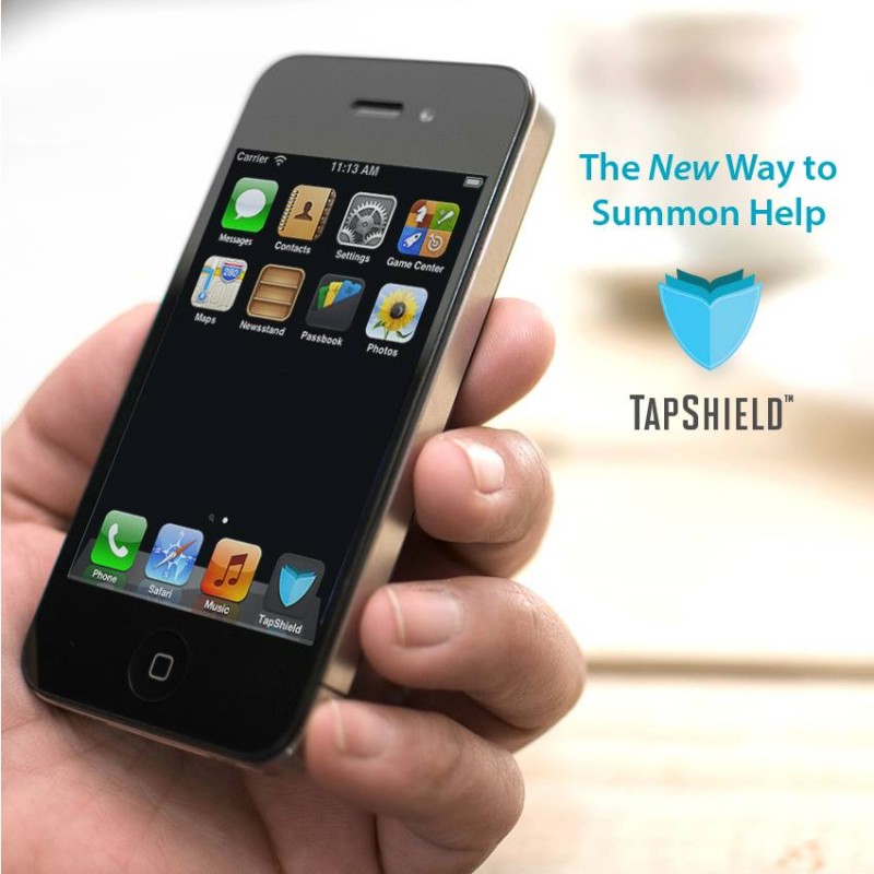 Tapshield is a security app that helps users notify police in case of an emergency. Photo courtesy of Facebook