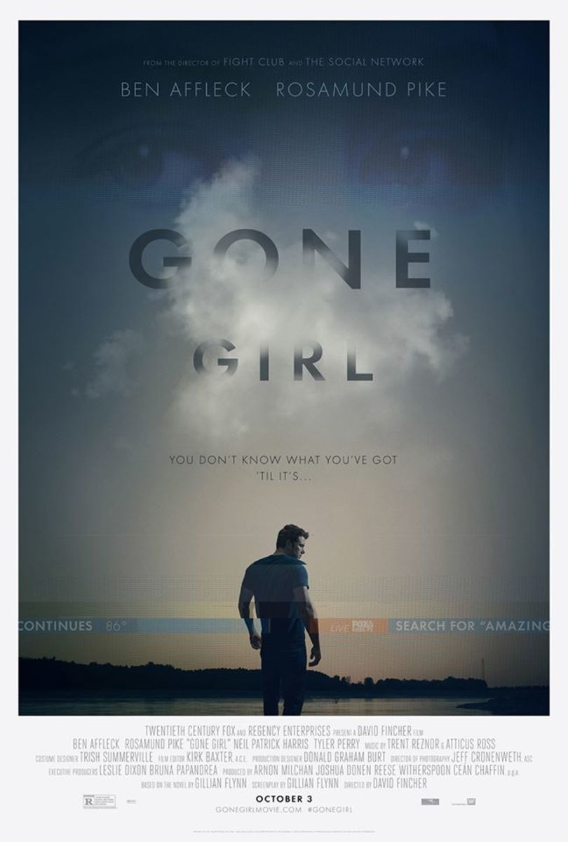 The "Gone Girl" film was released Oct. 3 and is currently in theaters. Photo courtesy Facebook