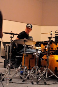 Drummer Josh Freece gets groovy. Photo courtesy Facebook