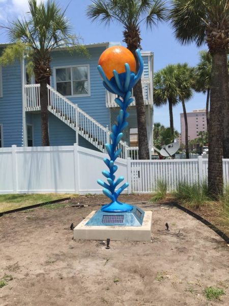 "Symbiosis" is the newest piece of Ratcliff that will be displayed in the upcoming Seaside Sculpture Park in Jacksonville Beach.