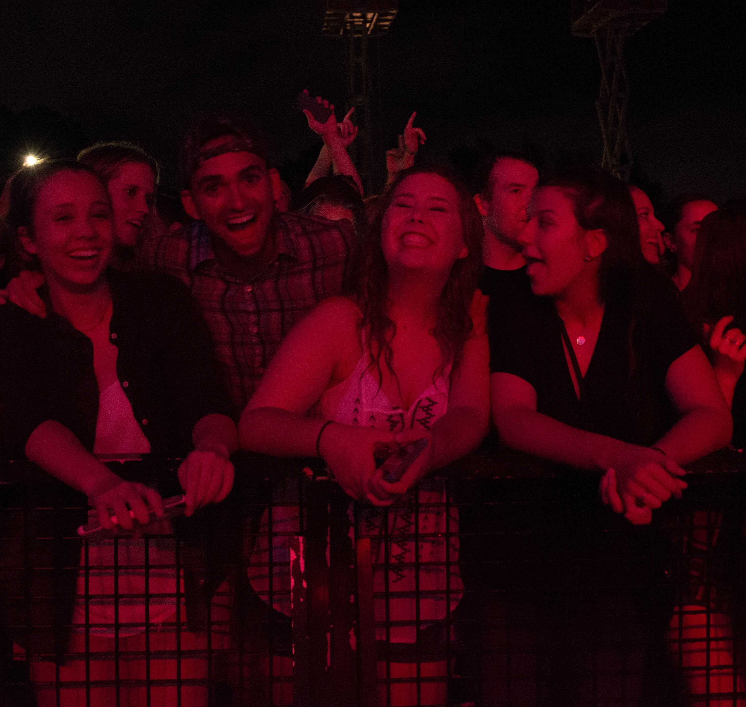 Students eager to see Rodney Atkins hit the stage. Photo by Lili Weinstein
