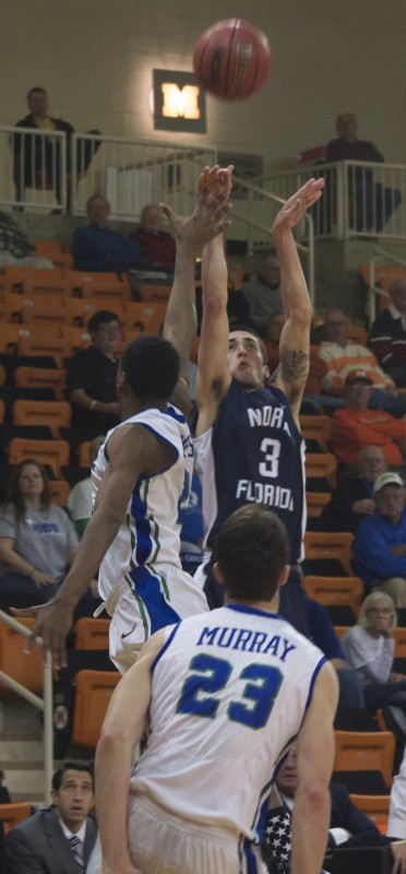 Photo Credit: Sean Patterson  Parker Smith's six 3-pointers were not enough to get past FGCU.