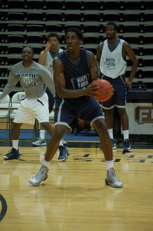 6-foot-11 freshman Romello Banks. 