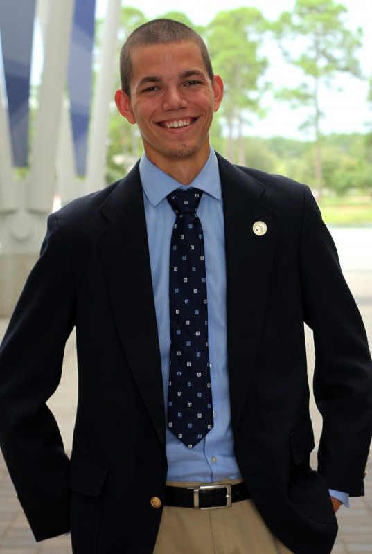 Student Justin Turner is running for senate. Photo courtesy SG website