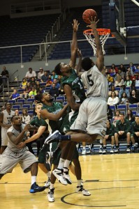 UNF had 17 offensive rebounds in the first half