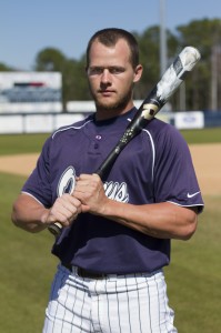 Outfielder Donnie Dewees. Photo by Bronwyn Knight.