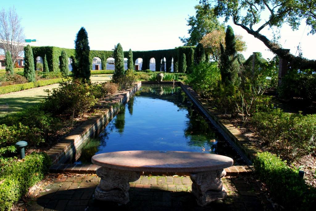 The Northern Reflecting Pool, located in the Italian Garden.
