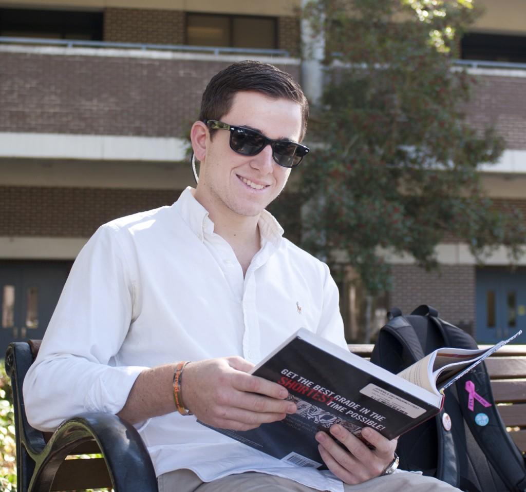 Patrick Bucken is a criminal justice sophomore with a double minor in social welfare and sociology. Photo by Kiersten Brauner. 