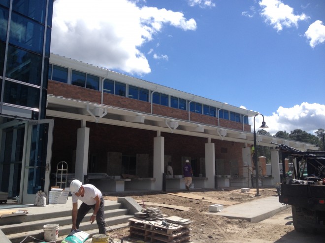 The Osprey Clubhouse will include a pool deck, gazebo, and Pita Pit. Photo by Brian Blackwell