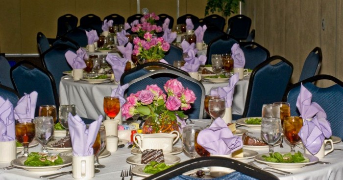 The Lavender Graduation had an elaborate dinner last year.  Photo courtesy of Facebook.