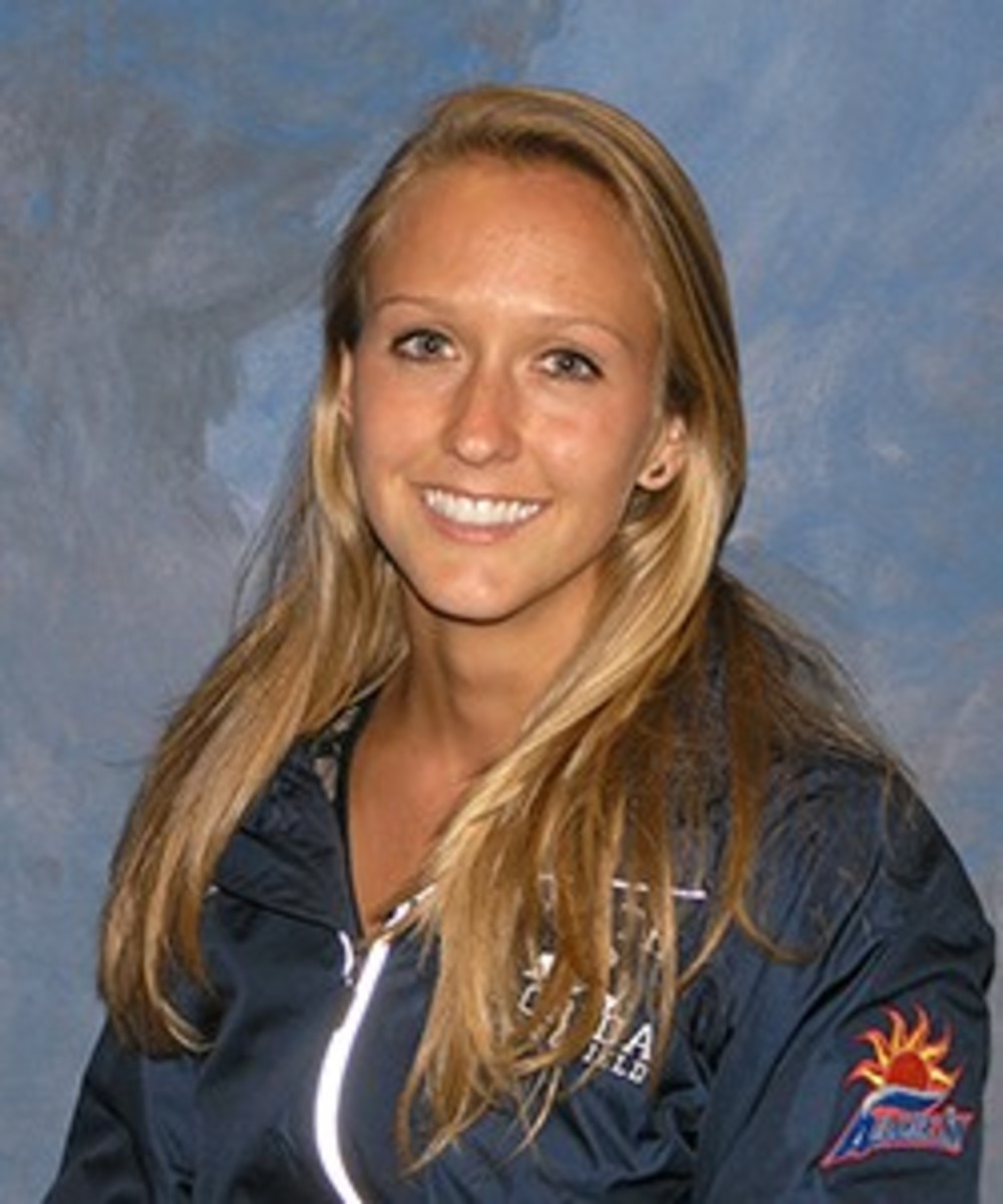 Elle Baker, the only UNF student competing this weekend, will be running the 3000m Steeplechase this Friday at 9:30 p.m. Photo courtesy UNF Ospreys.
