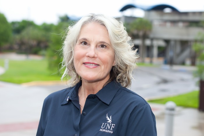 Dr. Judy Cormeaux, a UNF associate professor of nursing, was named a Leader of Leaders by the National Student Nurses Association. Photo courtesy Joanna Norris.