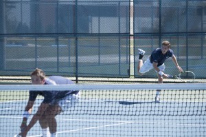 Nemcsek and Findel-Hawkins played well together during the season until they both suffered injuries. Photo by Joshua Brangenberg.