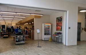 Unlike other Pita Pit locations, the on-campus one also functions as a convenience store and does not have restaurant seating. Photo by Eddie Santos