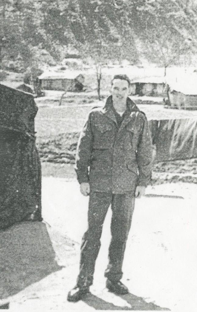 Dale Baker as a soldier in Korea. Photo courtesy Dale Baker