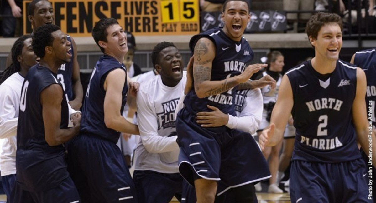 UNF wins their first game against a Big Ten Conference school.  Photo courtesy John Underwood - Purdue Athletics