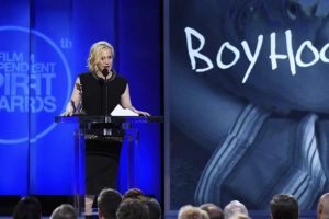 Patricia Arquette’s speech included her call for wage equality between men and women in America.   Photo courtesy Facebook 