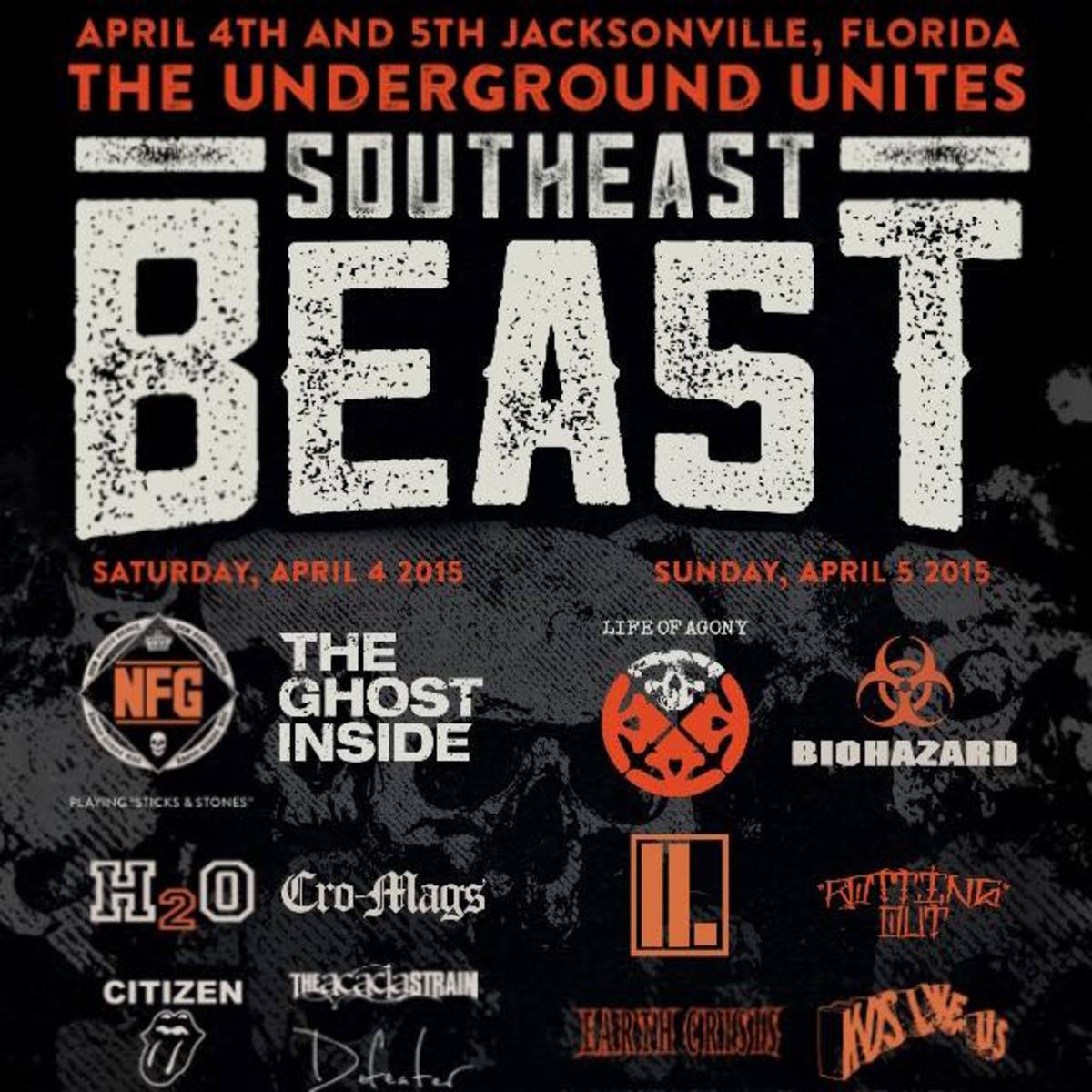 Southeast Beast II is a two-day festival featuring 70 bands. Photo courtesy Facebook 