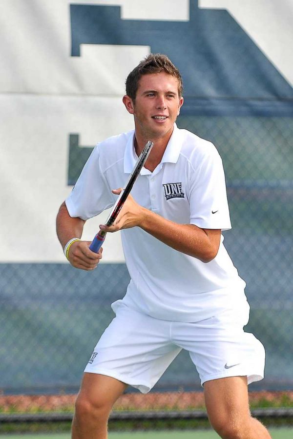 Jack Findel-Hawkins is UNF’s first tennis player to qualify for the NCAA Singles Championship.Photo courtesy SE Sports Media