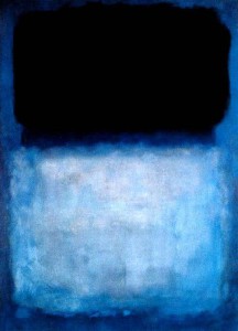 Green Over Blue by Mark Rothko, one of Allen's influences.Photo courtesy Facebook