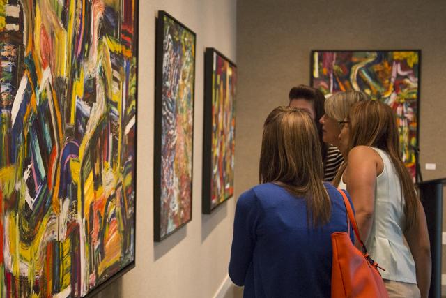 The gallery opening for the “UNITY” exhibition by Allen took place on May 21 at Lufrano Intercultural Gallery in the Student Union. 