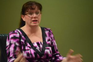 Janice Anglin, the new director of the Lend-A-Wing pantry on UNF's campus.Photo by Christian Ayers