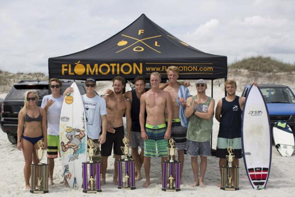 The UNF surf team. 

Photo courtesy Facebook