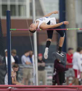 Harris attempts a jump at the East Prelims Photo by Morgan Purvis 