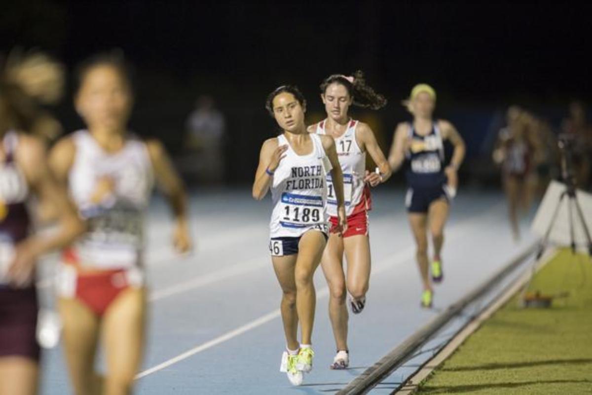 With a time of 35:30.61, it is the third fastest time of Meyer's career.  Photo by Morgan Purvis 