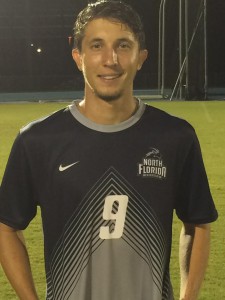 Senior forward Alex Morrell scored 1 goal and earned 1 assist in the Ospreys 3-2 victory over App. State.  Photo by Joslyn Simmons