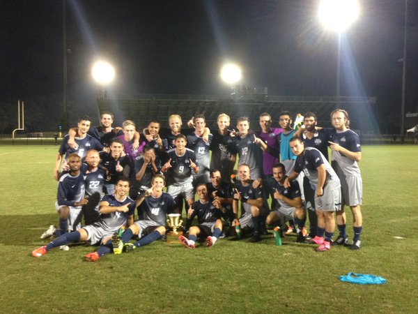 UNF men’s soccer have won back-to-back River City Rivalry matches against JU.  Photo courtesy of UNF Athletics.