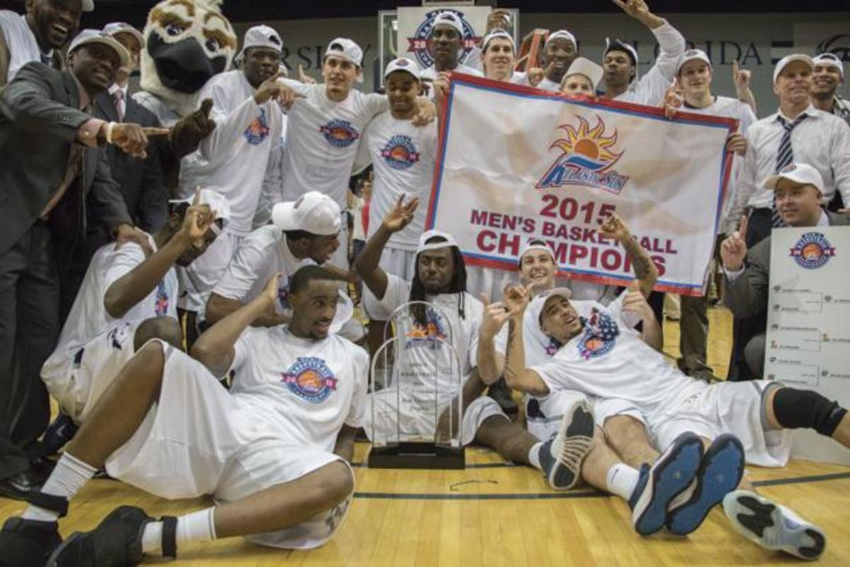 UNF men’s basketball finished 2014-2015 as Atlantic Sun Champions. Photo by Camille Shaw.