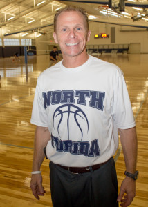 Matthew Driscoll, head men's basketball coach. Photo by Michael Herrera