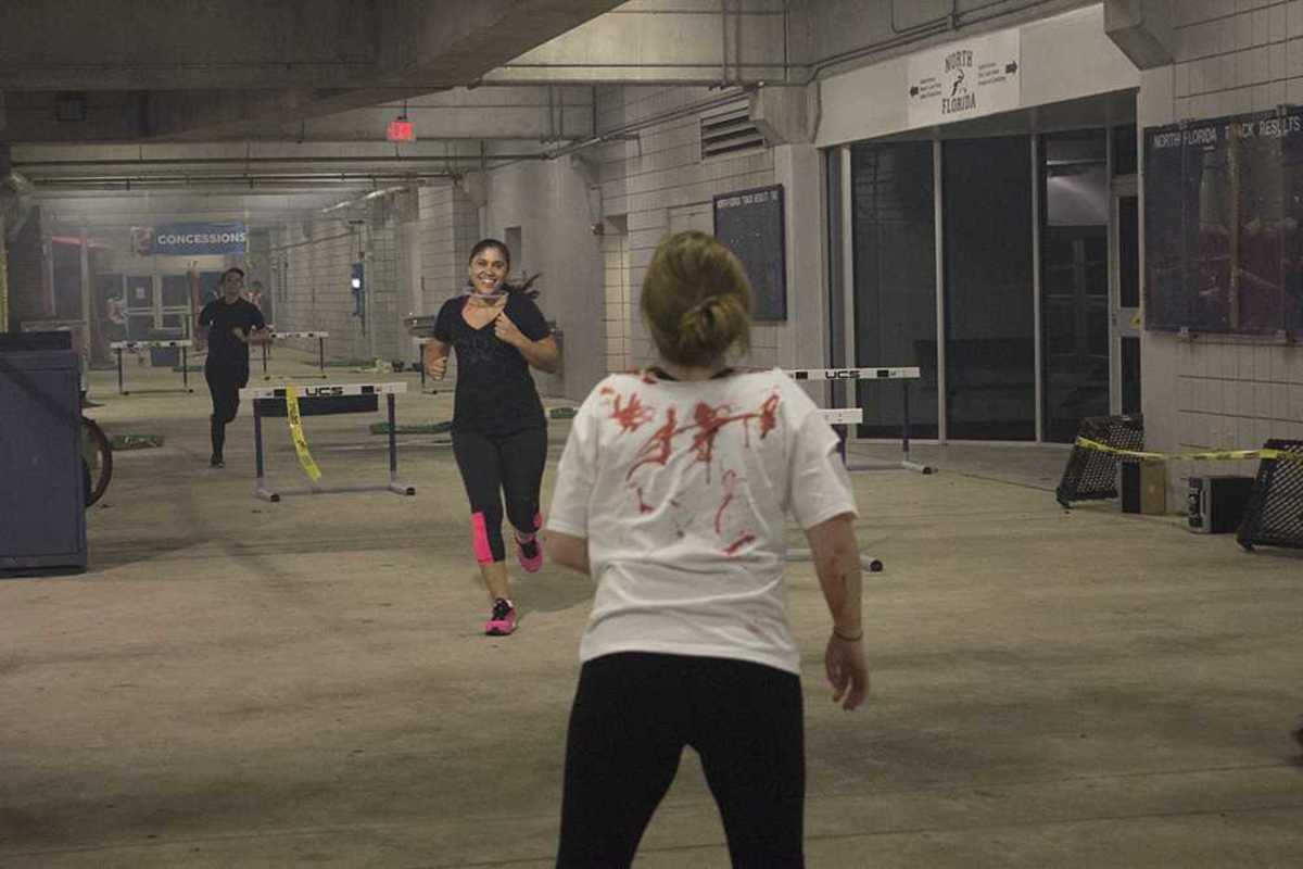UNF Health Promotions held their third annual Swoopocalypse Zombie Run on Oct. 29.