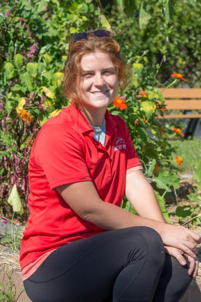 Mallory Schott is the Ogier Gardens’ Student Engagement Liaison. Photo by Michael Herrera