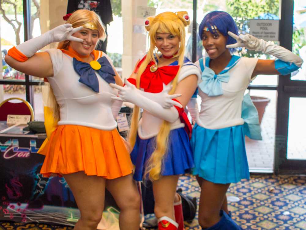 Superheroes, zombie schoolgirls and many more costumed comrades came together to celebrate all things nerd. 