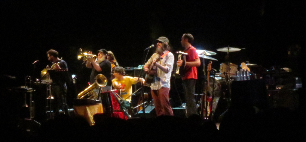 Neutral Milk Hotel perform in Brooklyn in 2014. Photo by Flickr user Vladimir