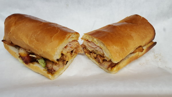 The Peruvian is Angie's most famous sub, and original recipe. This is the one you have to order on your first visit. Photo by Courtney Stringfellow. 