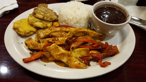 The Pollo de Oro has just enough spice to excite your taste buds without opening your sinuses too wide. Photo by Courtney Stringfellow. 