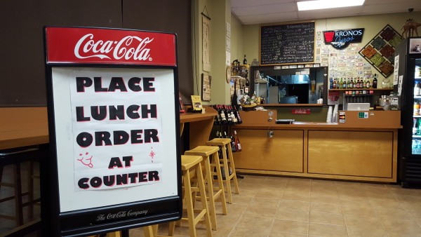 Many locals visit the Mediterranean cafe during lunch hours, due to the hours the cafe is open and the type of menu items the kitchen prepares. Photo by Courtney Stringfellow. 