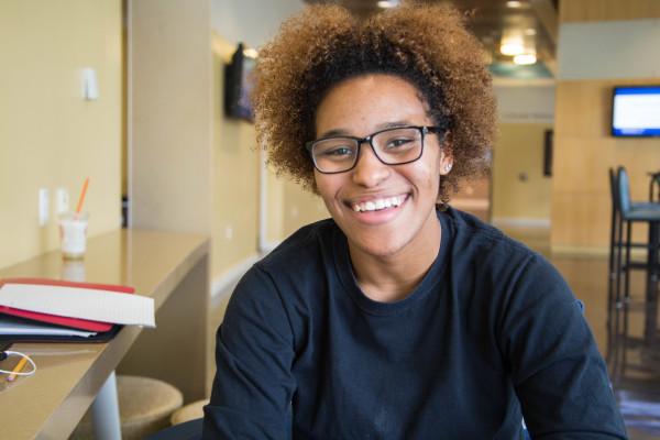 Jazmine Long is a senior studying public health. (Photo by Jennifer Morello)