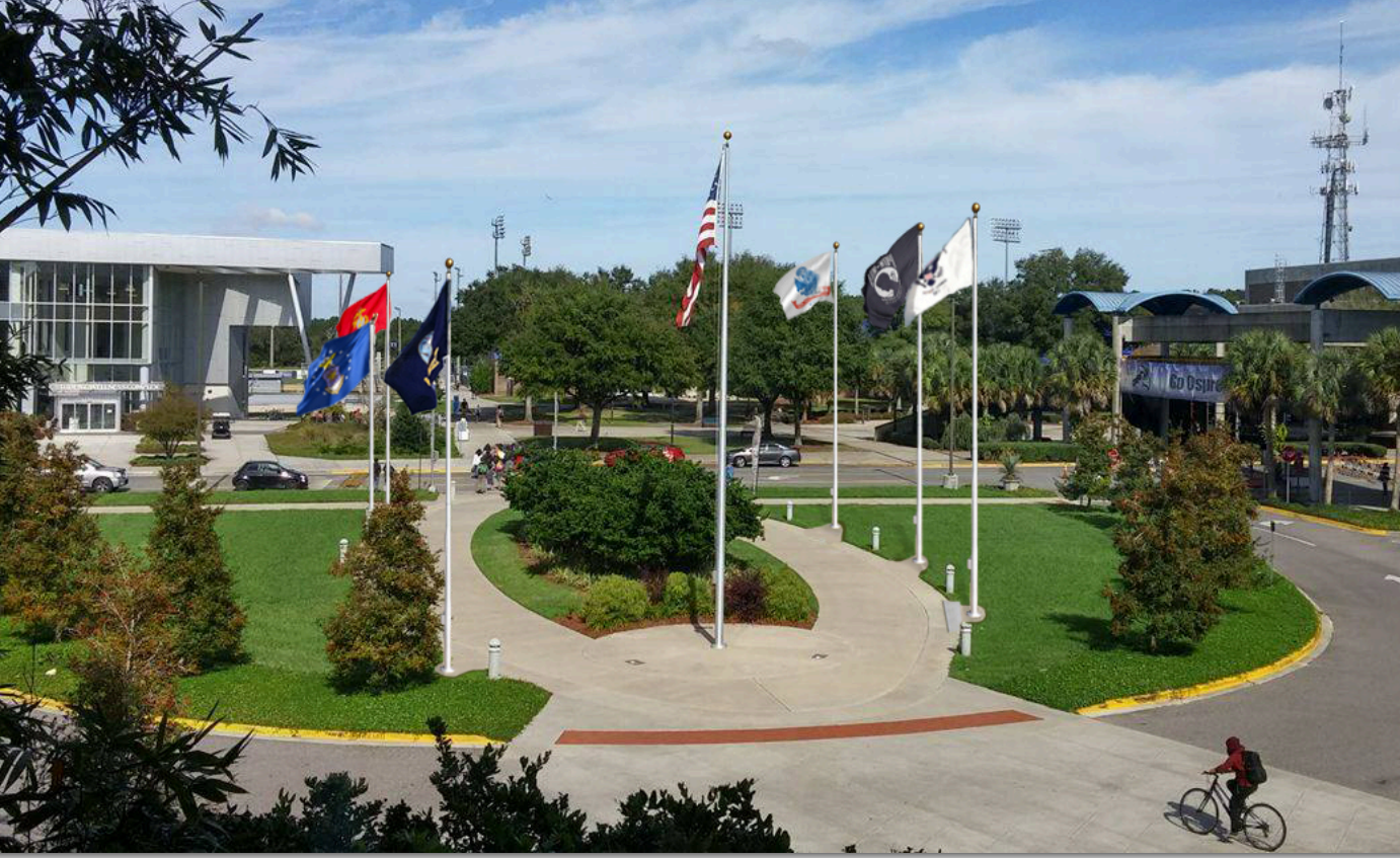 Artist rendering of flagpoles for proposed memorial. Photo courtesy of Glehn Von Loh