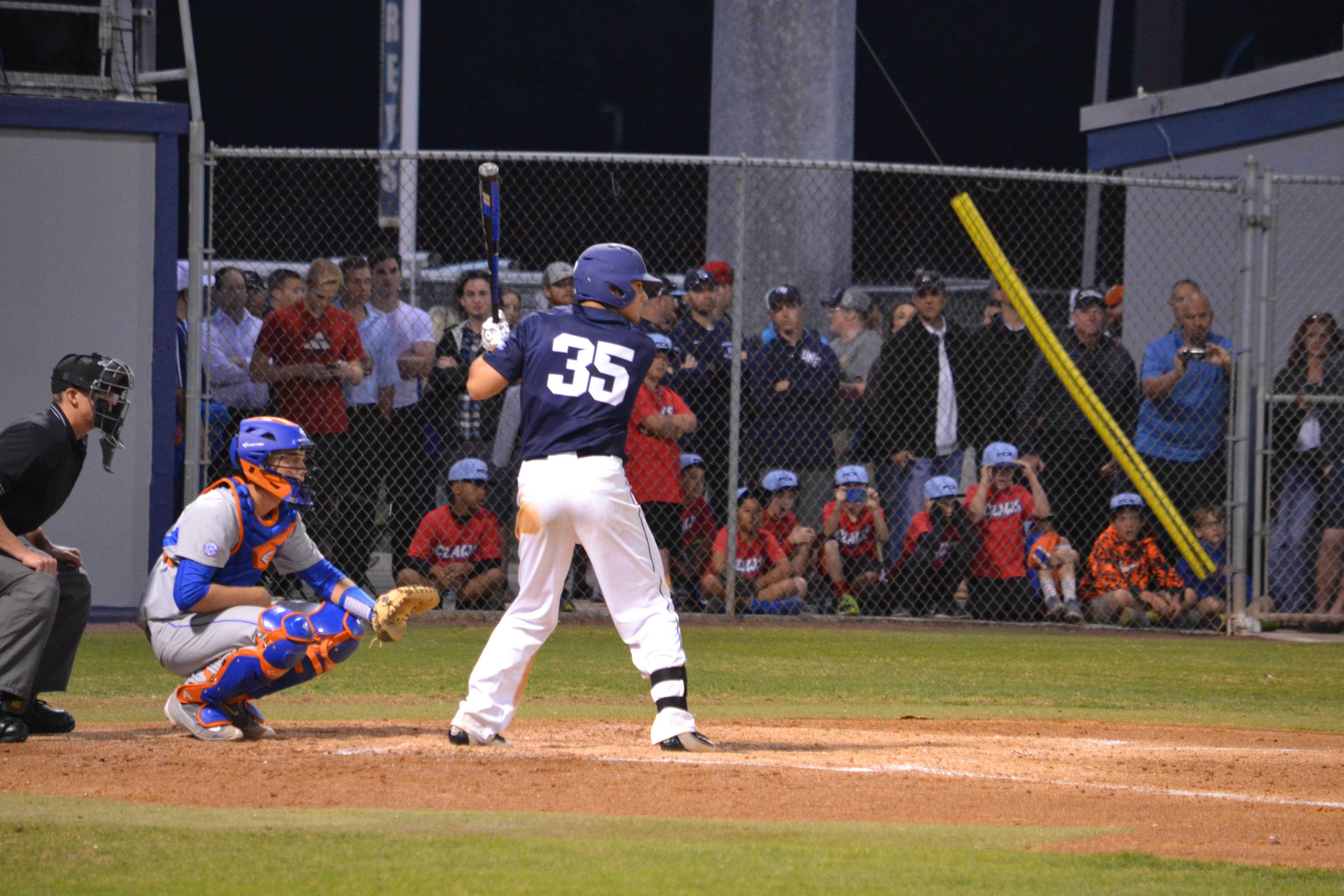 Keith Skinner was the only Osprey to record multiple hits. Photo by Emily Woodbury