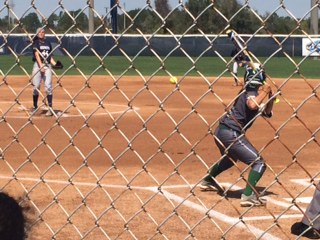 Softball lost their series 2-1 against the Stetson Hatters. Photo by Joslyn Simmons