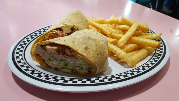Never seen a wrap at a 50s joint! But it sure did the trick. Photo by Courtney Stringfellow. 