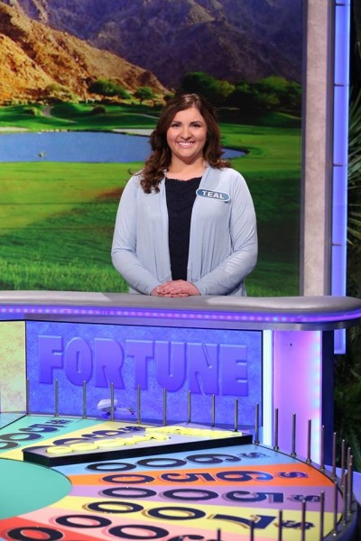 Teal Kane was fortunate enough to participate on "Wheel of Fortune," and her hard work paid after she winning $10,000 on the show. (Photo courtesy of Teal Kane)