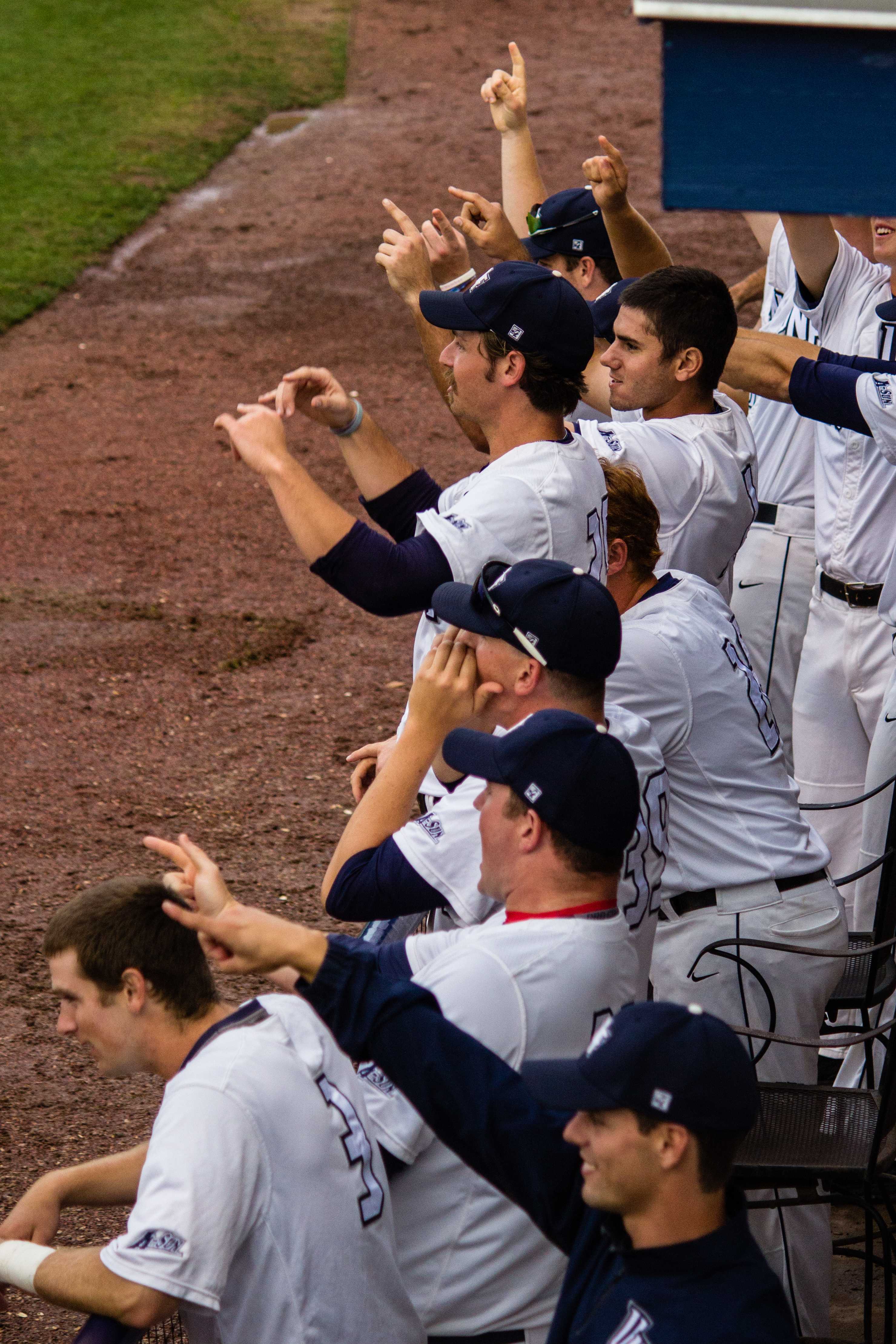 UNF came back from a five-run deficit to finish the season sweep of USF. Photo by UNF Spinnaker
