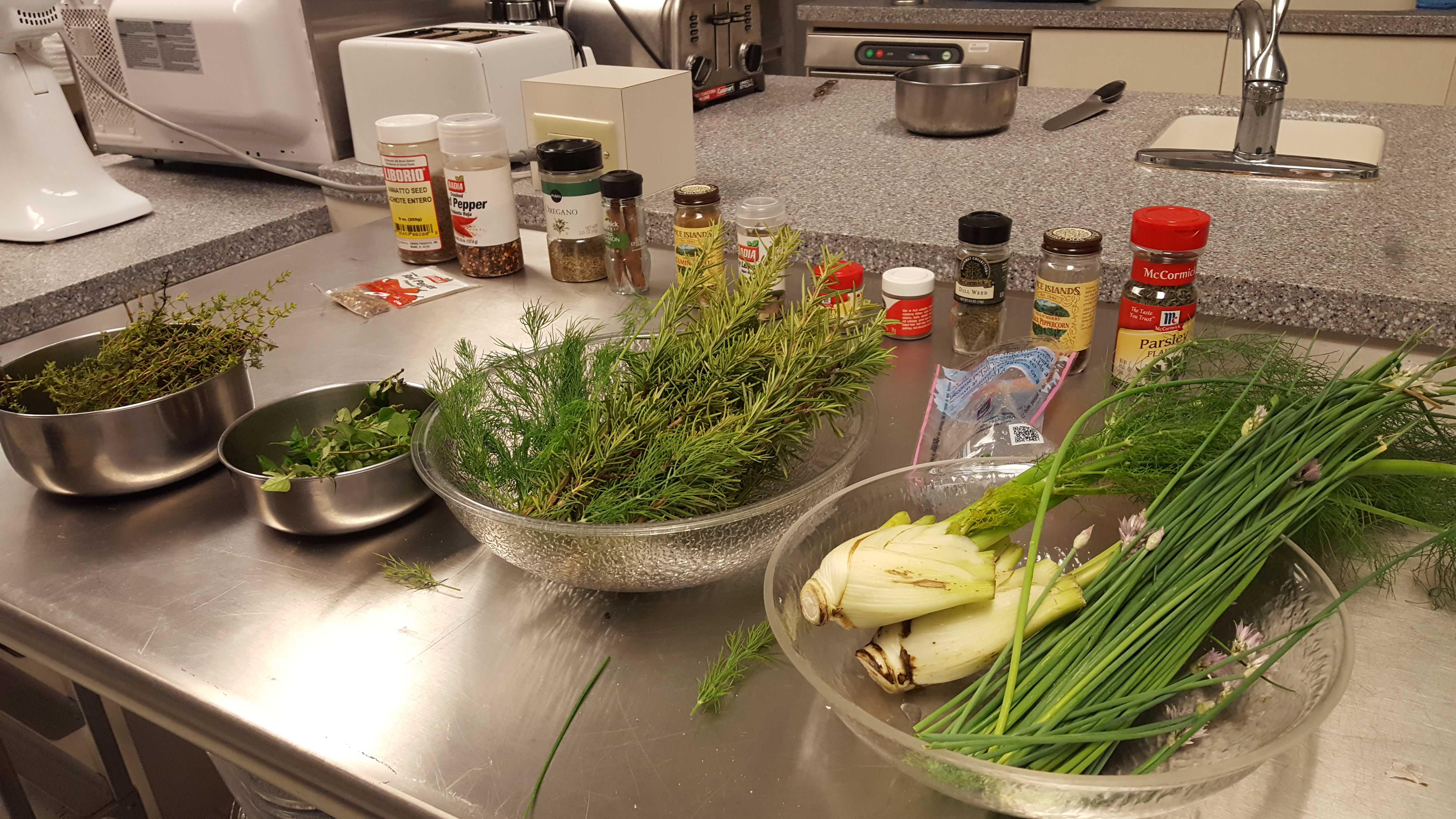 Attendees got to bring home more fresh ingredients to help them continue pickling on their own. Photo by Courtney Stringfellow