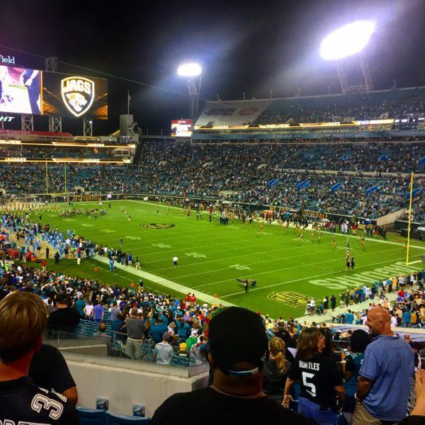 View from student seat in Section 229. Photo by Mark Judson.