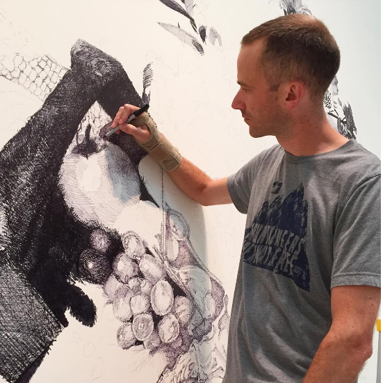 Exposing Gluttony: MOCA Sponsors muralist Ethan Murrow for newest Project Atrium